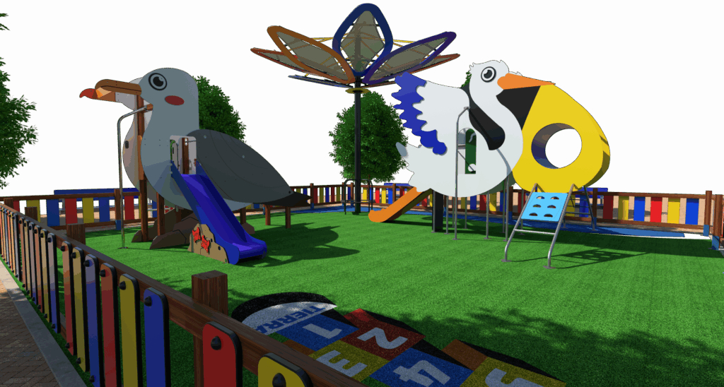 Diseño de parque infantil de Belkids Play