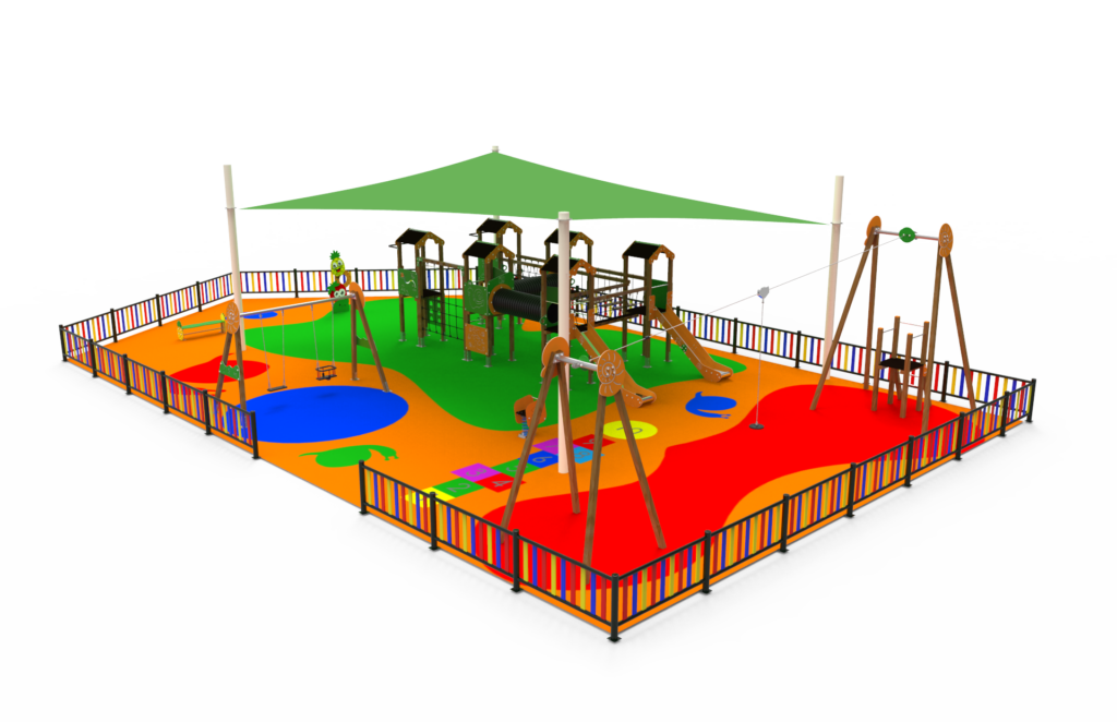 Diseño de parque infantil de Belkids Play