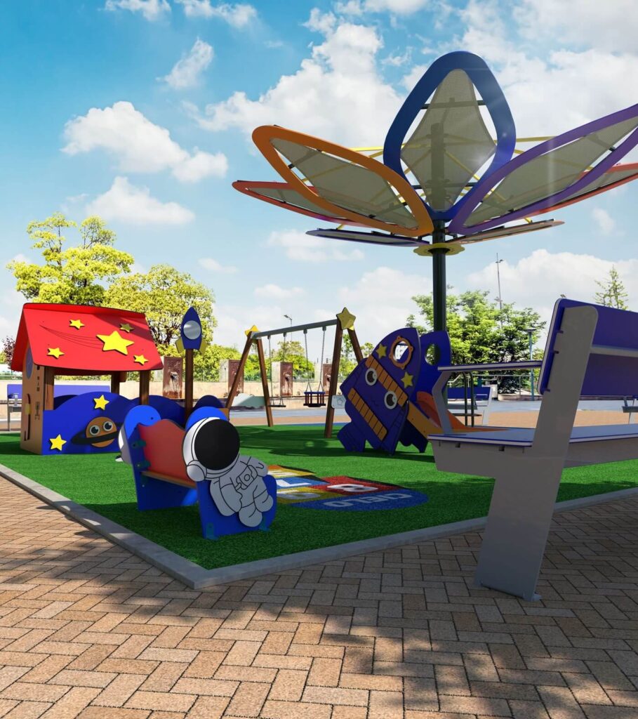 Parque infantil instalado por Belkids Play