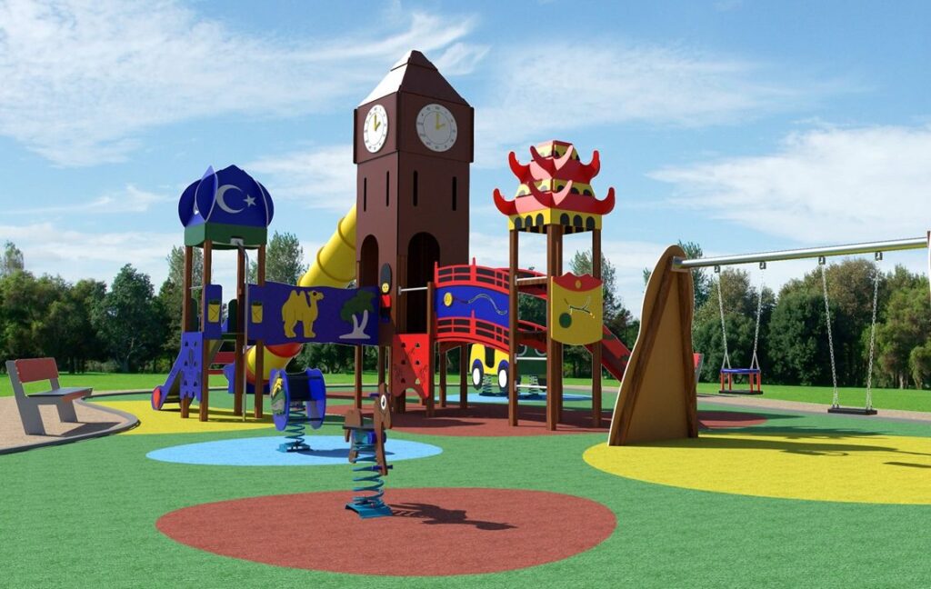 Parque infantil instalado por Belkids Play
