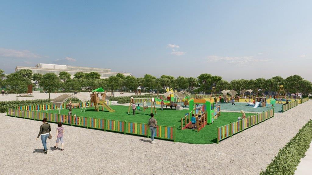 Diseño de parque infantil de Belkids Play