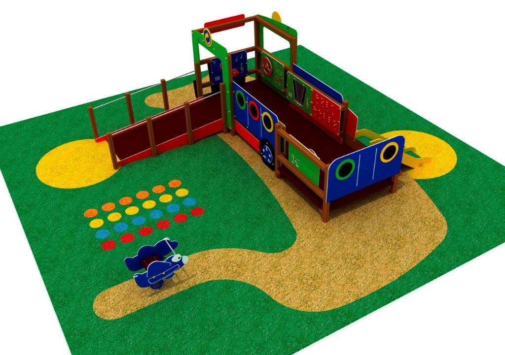 Diseño de parque infantil de Belkids Play