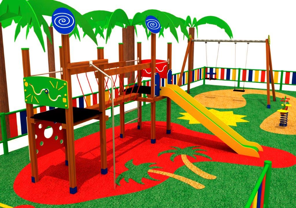 Diseño de parque infantil de Belkids Play