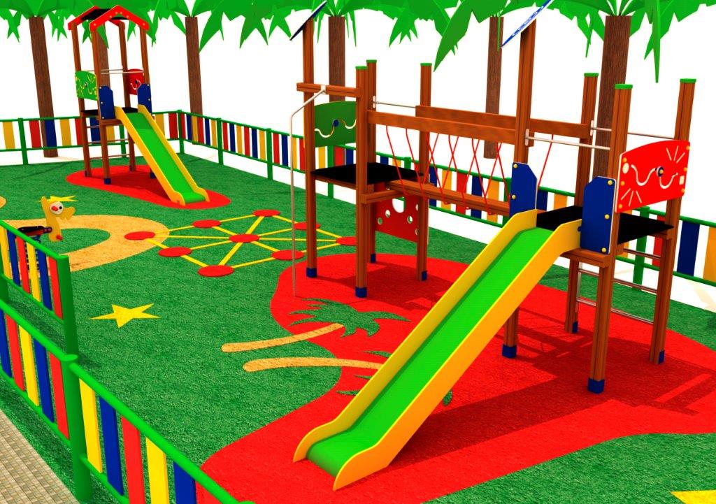 Diseño de parque infantil de Belkids Play