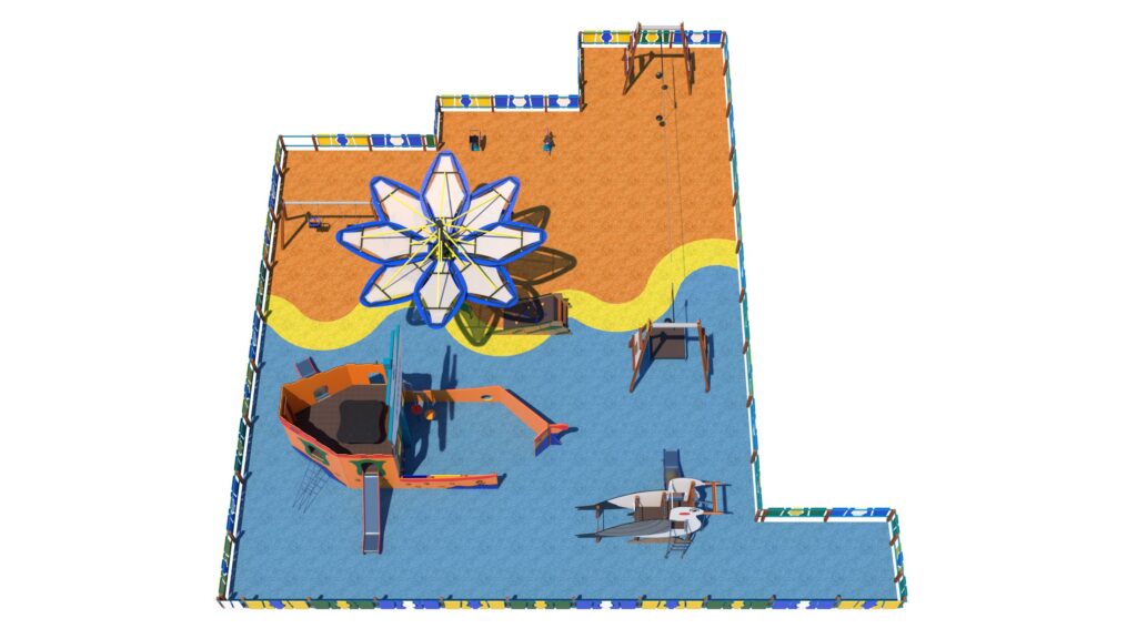 Diseño de parque infantil de Belkids Play