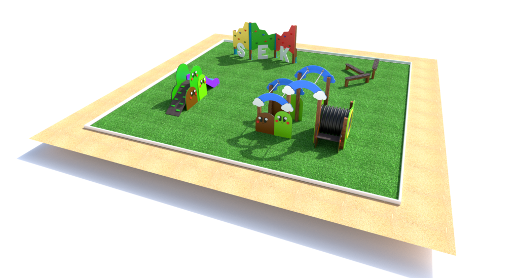 Diseño de parque infantil de Belkids Play