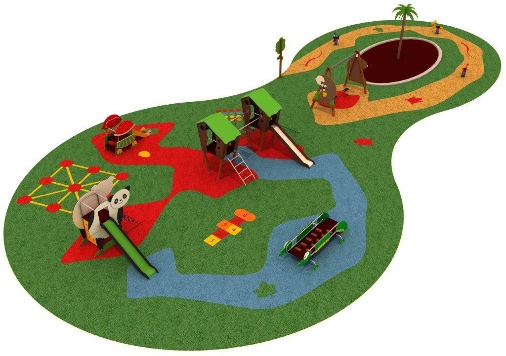 Diseño de parque infantil de Belkids Play