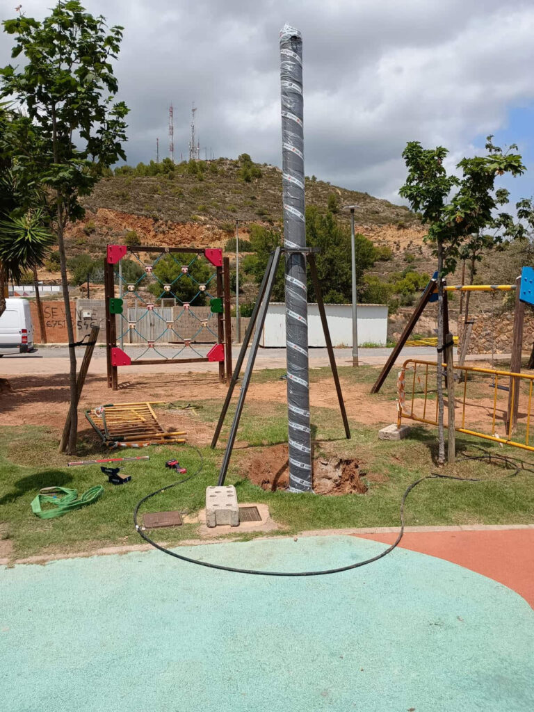 Parque infantil instalado por Belkids Play
