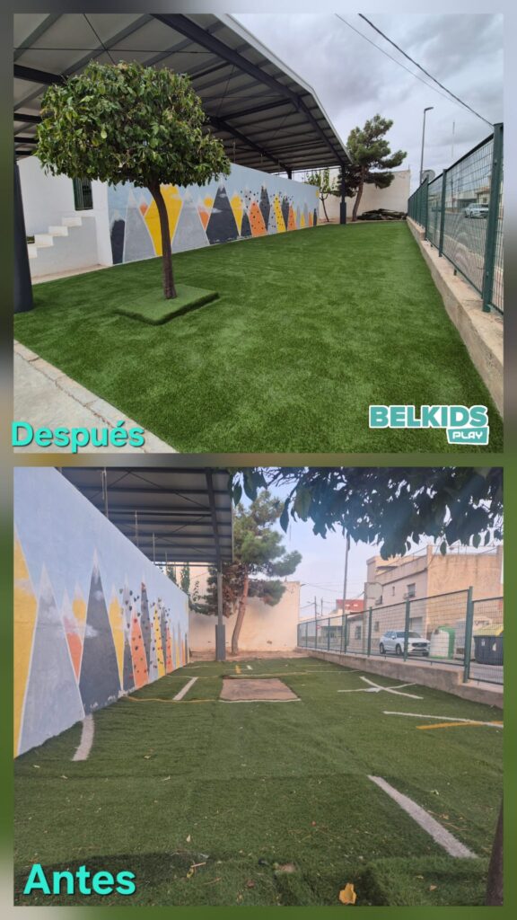 Superficie o jardín instalado por Belkids Play